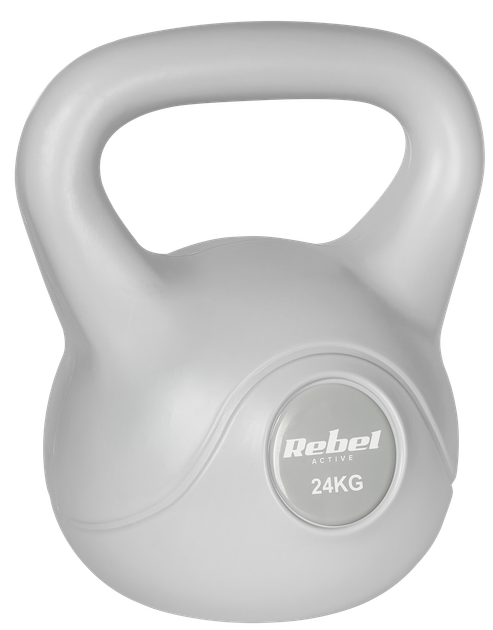 Kettlebell Rebel Active RBA-2322G-24 bitumiczny 24 kg Szary (5901890122092) - obraz 3