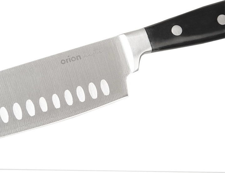 Nóż santoku Orion Master stalowy 33 cm (8592381180201) - obraz 3