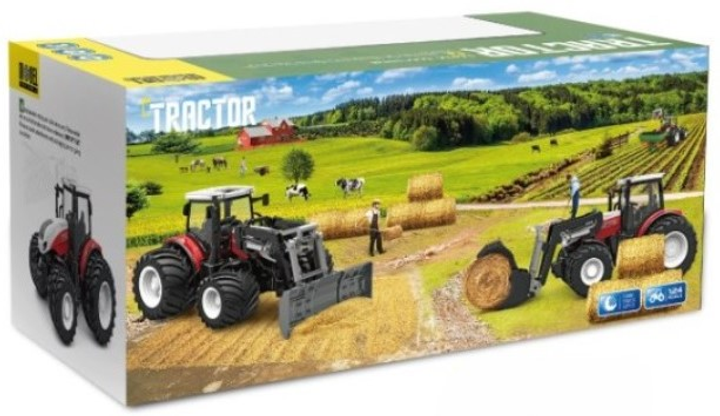Трактор на радіокеруванні Ramiz R/C + бульдозер Червоний (5903864944617) - зображення 3