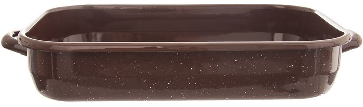 Форма для запікання Orion емальована прямокутна Коричнева 34 x 18.5 x 6.5 см 2.2 л (4006776006860) - зображення 2