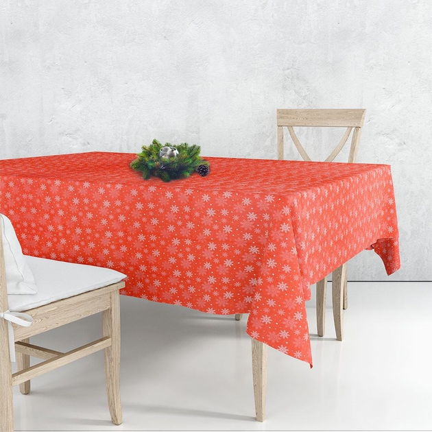 Скатертина Excellent Houseware стійка до плям червона 180x130 см (5904316452360) - зображення 7
