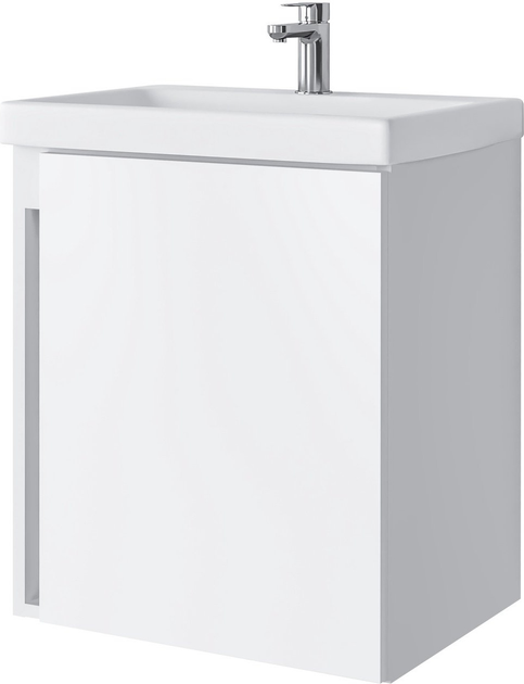 Szafka łazienkowa Riva WTU-50WH-PM z umywalką Biała (4779019868067) - obraz 1