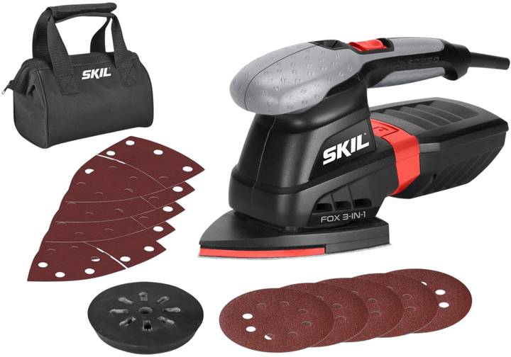 Szlifierka oscylacyjna Skil 7220AC 250 W (8710364064700) - obraz 1