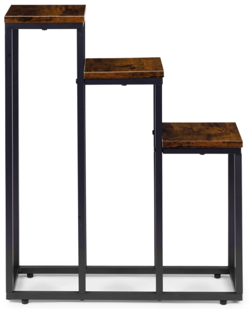 Підставка для квітів у горщиках ModernHome by Multistore ME-ATS15 3 полиці у стилі Лофт (5905817007707) - зображення 3