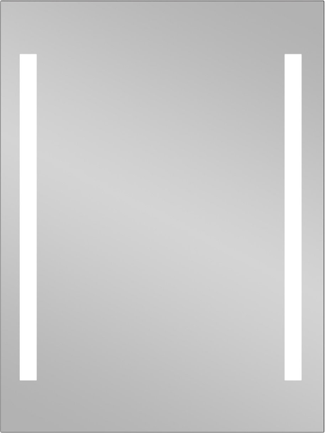 Lustro łazienkowe Vento LED Torino 50 x 70 cm (4752083128657) - obraz 1