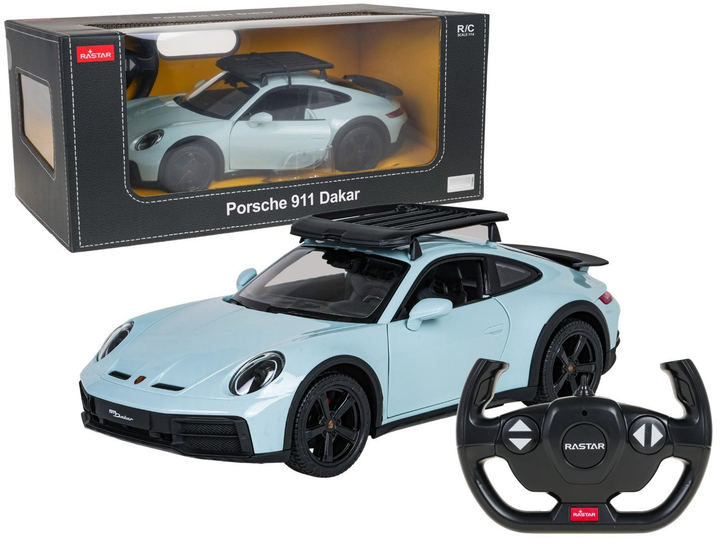 Машинка на радіокеруванні Rastar Porsche 911 Dakar 1:14 М'ятна (6930751324381) - зображення 2
