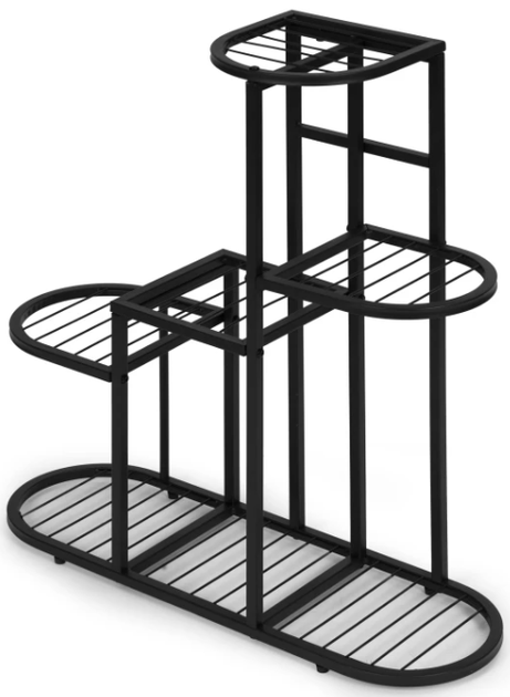 Підставка для квітів ModernHome by Multistore ME-ATS24 5 рівнева полиця Чорна (5905817007790) - зображення 4