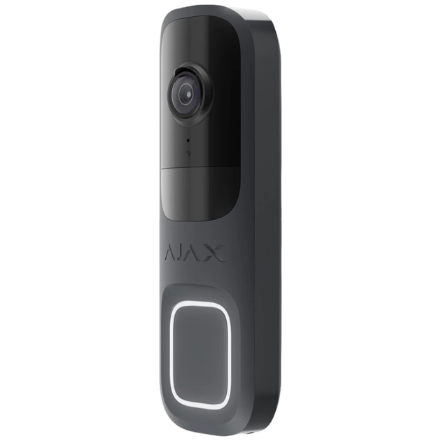 Видеозвонок Ajax Doorbell graphite RAL 7024 с 4Мп камерой и подключением по Wi-Fi Графит - Фото 2 Видеозвонок Ajax Doorbell graphite RAL 7024 с 4Мп камерой и подключением по Wi-Fi Графит - изображение 2