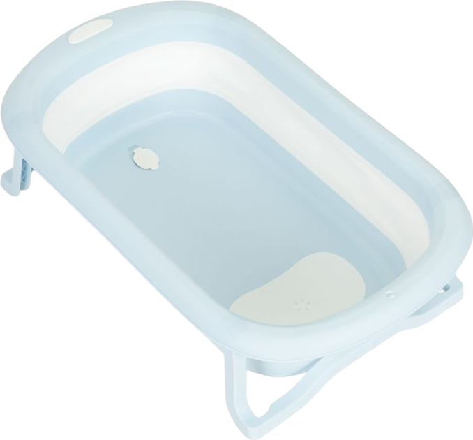 Wanienka dla dzieci EcoToys HA-B37 składana z odpływem Jasnoniebieska (5903769979998) - obraz 1