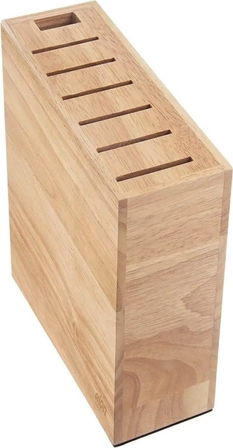 Підставка для ножів Orion з перегородками дерев’яна 20 x 7 x 23 см (8592381208899) - зображення 3