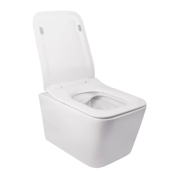 Унитаз подвесной Mixxus QUADRO-0304-R 520x360x365mm, система смыва RIMLESS (MI6707) - изображение 6