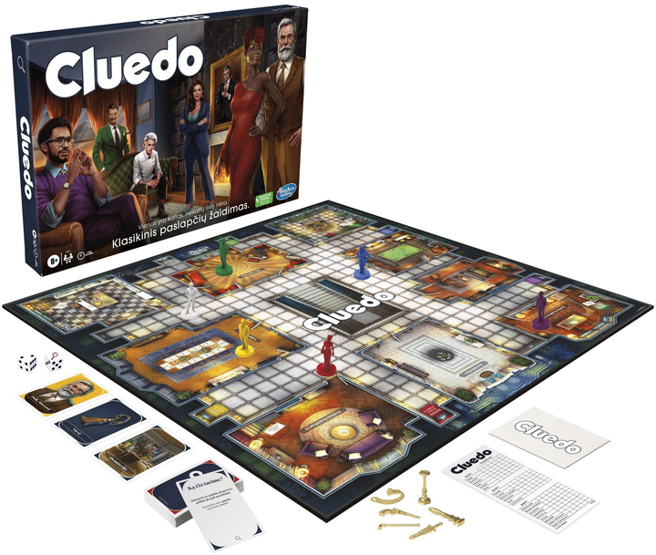 Gra planszowa Hasbro Cluedo (wersja litewska) (5010996278449) - obraz 4