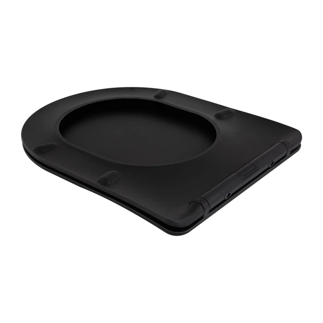 Сидіння-кришка для унітазу Mixxus Premium SEAT COVER ELLIPSE-BEVEL-2001 BLACK з мікроліфтом 463х361х50mm (MP6615) - Фото 2 Сидіння-кришка для унітазу Mixxus Premium SEAT COVER ELLIPSE-BEVEL-2001 BLACK з мікроліфтом 463х361х50mm (MP6615) - зображення 2