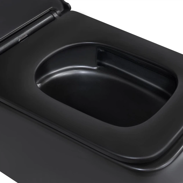 Унитаз подвесной Mixxus Premium DIVERSE-0301-T1 BLACK 530х365х373mm, система смыва TORNADO 1.0 (MP6600) - изображение 12