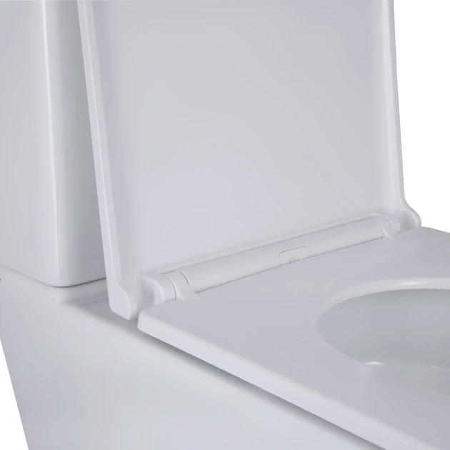 Унитаз компакт Q-tap Cardinal 620x365 прямоугольный, с сиденьем, белый (QT04222168AUQ3W) - изображение 9