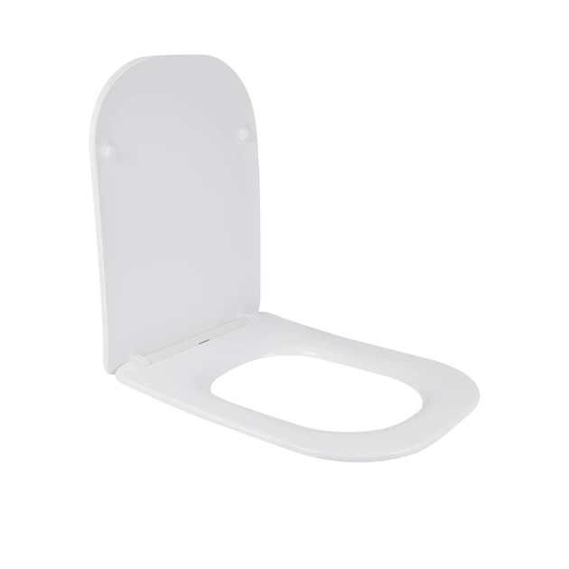 Сидение-крышка для унитаза Mixxus SEAT COVER QUADRO-2003 с микролифтом 430х338х35mm (MI6689) - изображение 9
