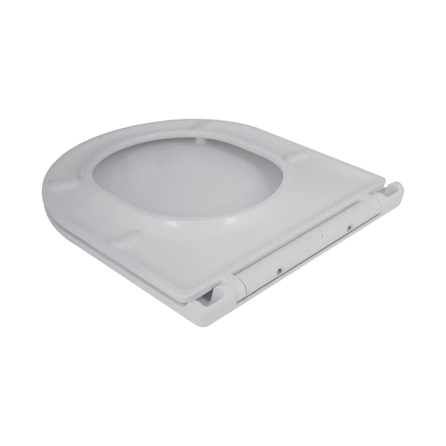 Сидение-крышка для унитаза Mixxus Premium SEAT COVER ELLIPSE-WAVE-2001 с микролифтом 428х361х50mm (MP6610) - изображение 2
