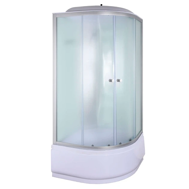 Бокс душевой с гидромассажем Mixxus STRONG SBH01-90x90x215-FB SATIN с высоким поддоном (MI6888) - изображение 15