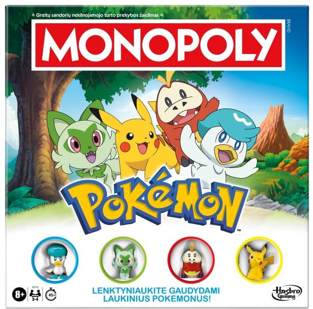 Gra planszowa Hasbro Monopoly Pokemon (wersja litewski) (5010996315496) - obraz 1
