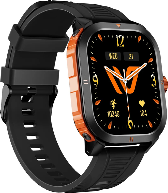 Smartwatch Weofly Pioneer Orange (6958901174570) - obraz 3