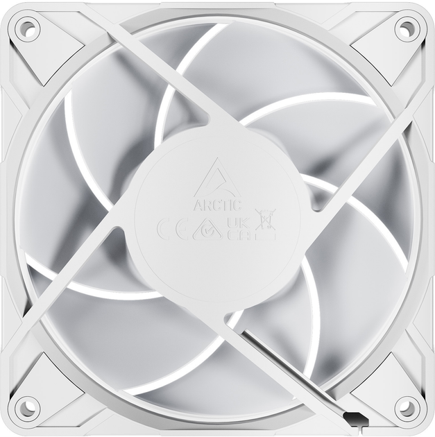 Набір вентиляторів Arctic P12 Pro A-RGB - 3 Pack White (ACFAN00326A) - зображення 6