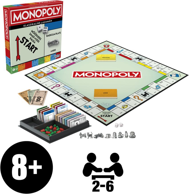 Gra planszowa Hasbro Monopoly Classic Refresh (wersja estońska) (5010996302878) - obraz 2