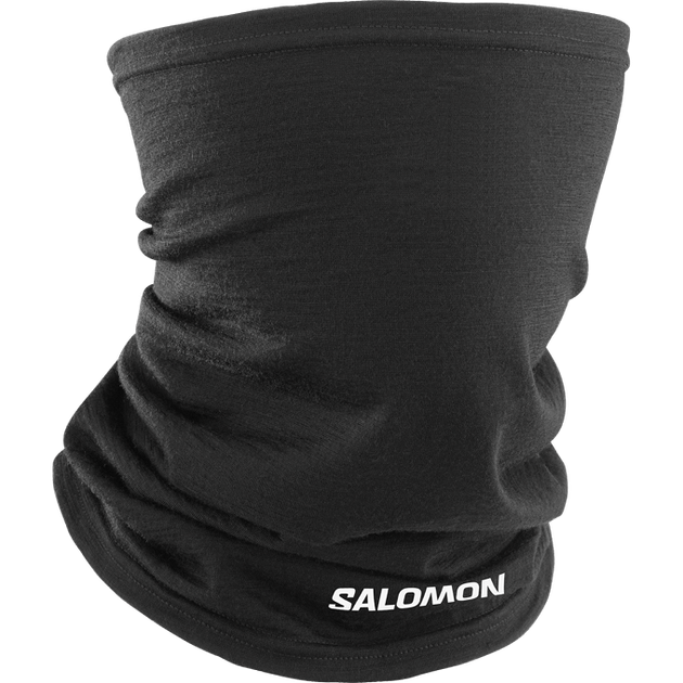 Баф Salomon MERINO NECK GAITER U NS черный sC18971 - Фото 1 Баф Salomon MERINO NECK GAITER U NS черный sC18971 - изображение 1