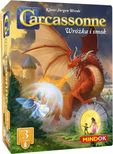 Dodatek do gry planszowej Bard Carcassonne 3 Wróżka i Smok Edycja 3 (edycja polska) (8595558307234) - obraz 1
