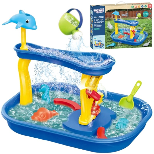 Stolik wodny Woopie Wodospad delfinek 11 elementów 53682 (5906280653682) - obraz 2