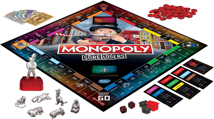 Настільна гра Hasbro Monopoly For Sore Losers (версія фінська) (5010993717224) - зображення 2