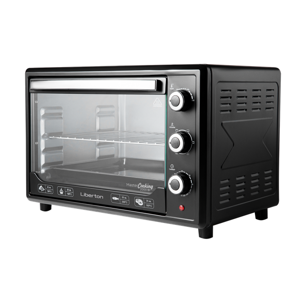 Электродуховка LIBERTON LEO-480 Black - Фото 3 Электродуховка LIBERTON LEO-480 Black - изображение 3