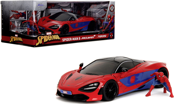 Zestaw Jada Metalowy samochód McLaren 7205 i figurka Marvel Spider-Man 253225034 (4006333092503) - obraz 15