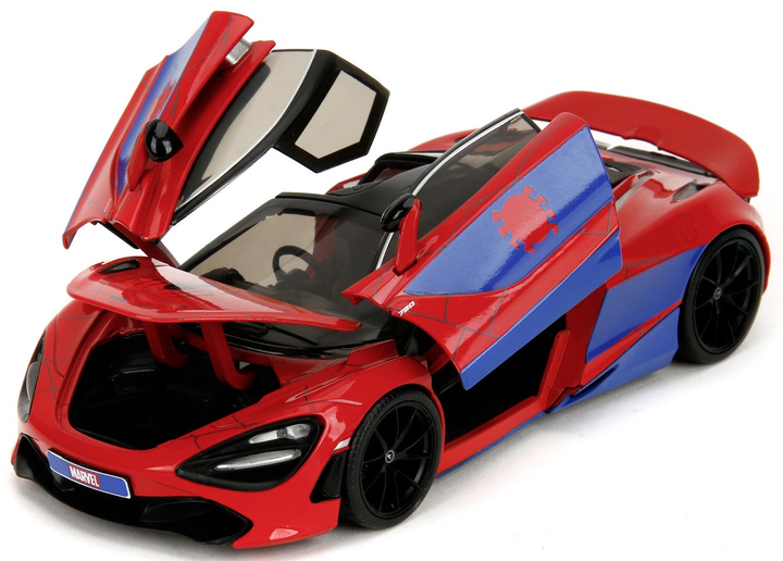 Zestaw Jada Metalowy samochód McLaren 7205 i figurka Marvel Spider-Man 253225034 (4006333092503) - obraz 4
