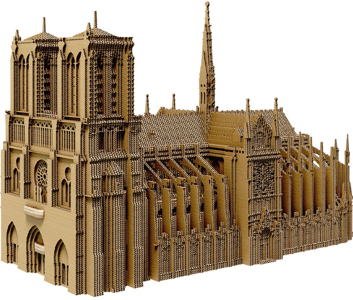 3D пазл картонний Cartonic Собор Нотр-Дам-де-Парі CARTNOTRE (4820191134102) - зображення 1
