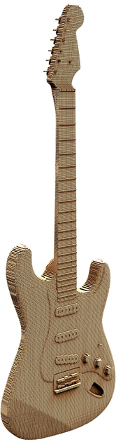 3D пазл картонний Cartonic Гітара CARTGUITAR (4820191134287) - зображення 2