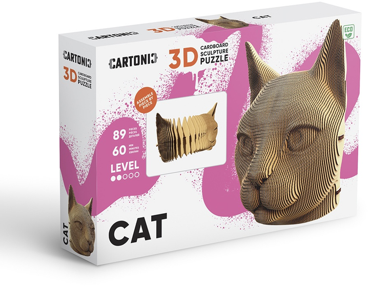 3D пазл картонний Cartonic Кіт CARTCAT (4820191133280) - зображення 7