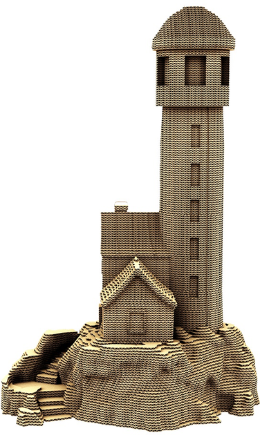 3D пазл Картонний Cartonic Маяк CARTLIHOU (4820191134294) - зображення 1