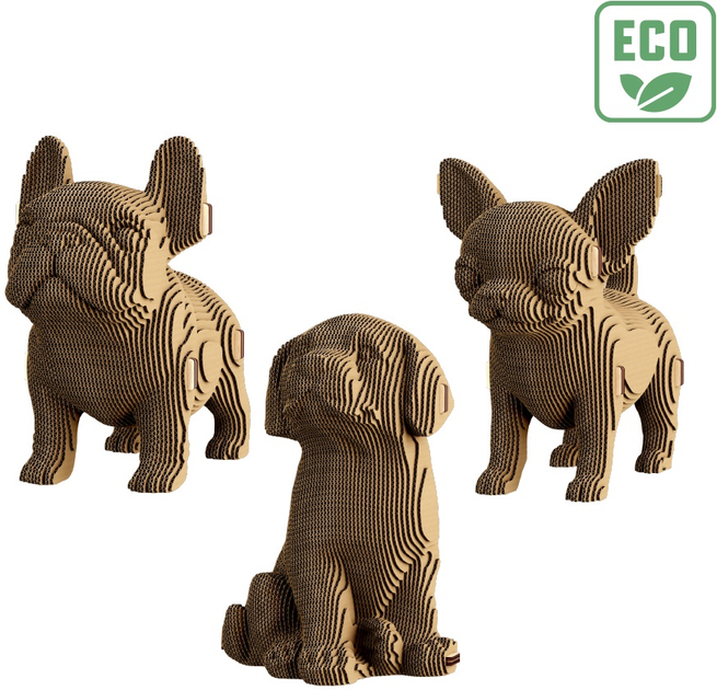 3D пазл картонний Cartonic Тріо цуценят 3в1 CARTPUPPIES (4820191134607) - зображення 8