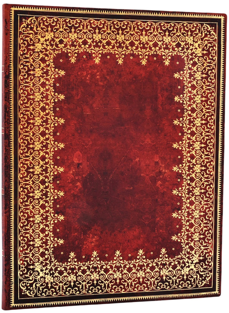 Записник Paperblanks Стара Шкіра – Фольговані візерунки 18х23 см 176 сторінок в лінію Flexi (9781439799192) - зображення 1