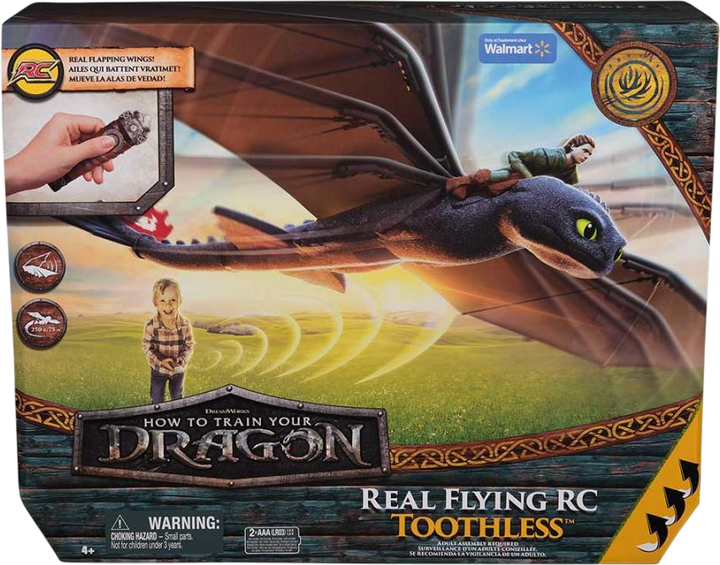 Іграшка на дистанційному керуванні Dragons Як приборкати дракона - Беззубик 6074369 (681147089600) - зображення 10