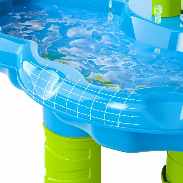 Stolik wodny Woopie 2w1 Piaskownica Fontanna XXL Aquapark Delfin 55662 (5906280655662) - obraz 6