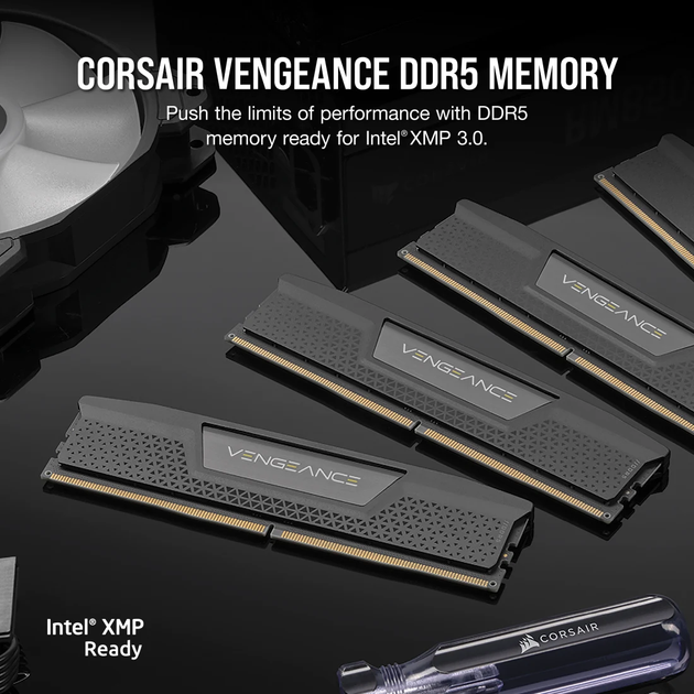 Оперативна пам'ять Corsair Vengeance DDR5-6400 32768MB PC5-51200 (Kit of 2x16384MB) Grey (CMK32GX5M2B6400Z36) - зображення 7