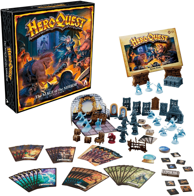 Додаток до настільної гри Hasbro HeroQuest Mage of the mirror expansion quest (5010994202460) - зображення 4