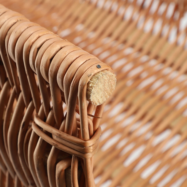 Декоративний кошик Kadax натуральний для дрів 60 x 40 x 50 см (5903699485163) - зображення 3