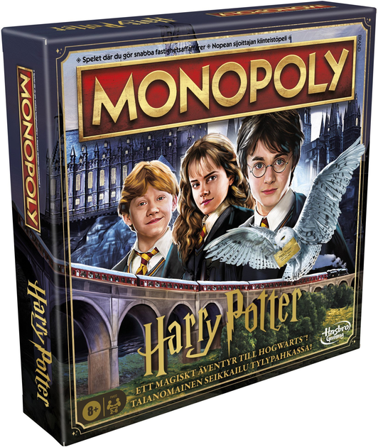 Настільна гра Hasbro Monopoly Harry Potter (версія фінська та шведська) (5010996264350) - зображення 2