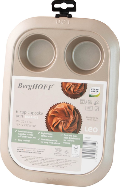 Форма для випікання BergHOFF Leo Balance прямокутна 29х20х3 см (5413821368146) - зображення 2
