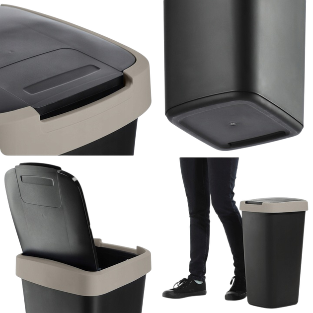 Kosz na śmieci Kadax Compacta 25 l (5903699492710) - obraz 3