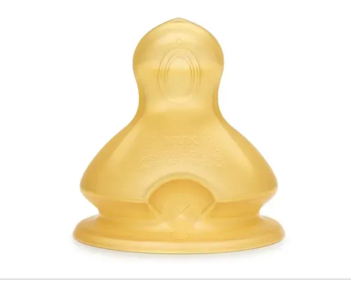 Smoczki do butelek Nuk Tetina Ancha First Choice 1 M Latex 2 szt (4008600077039 / 4008600181873) - obraz 2