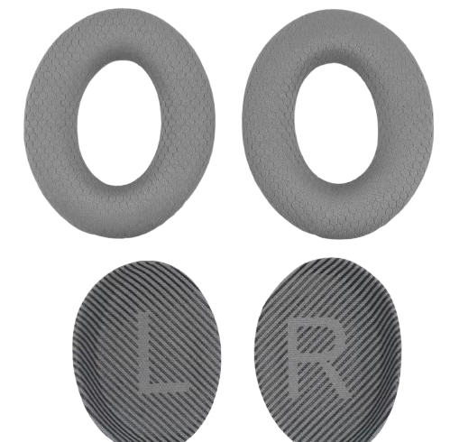 Амбушюры тканевые сетчастые для Bose Quietcomfort AE2, QC2, QC15, QC25, QC35, QC45 grey серые - Фото 3 Амбушюры тканевые сетчастые для Bose Quietcomfort AE2, QC2, QC15, QC25, QC35, QC45 grey серые - изображение 3