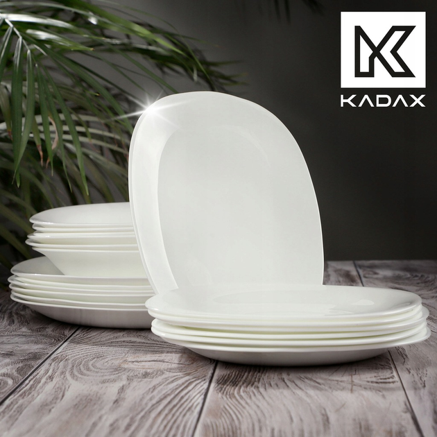 Набір Тарілка обідня Kadax квадратна 6 х 28 см (5903699477908) - зображення 9
